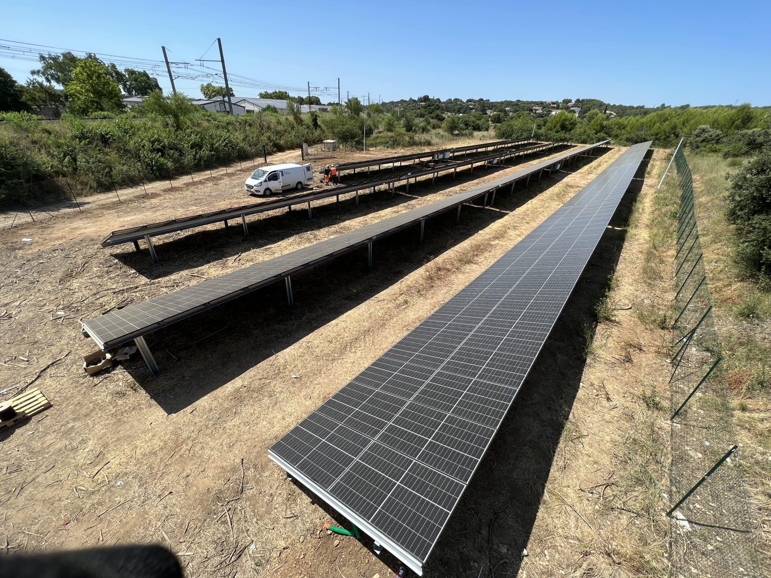 Centrale Photovoltaïque au Sol à Bernis