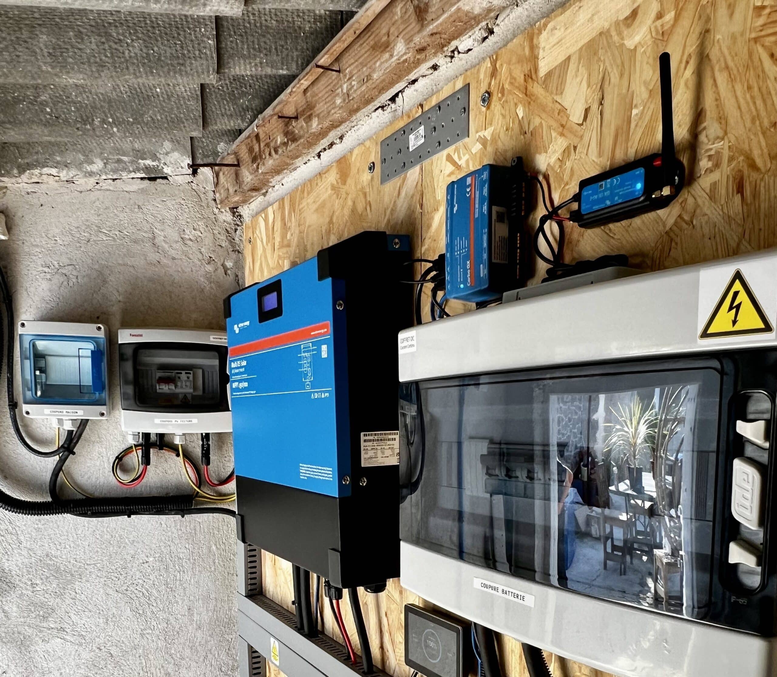 Installation site isolé Victron Energy Hors réseau