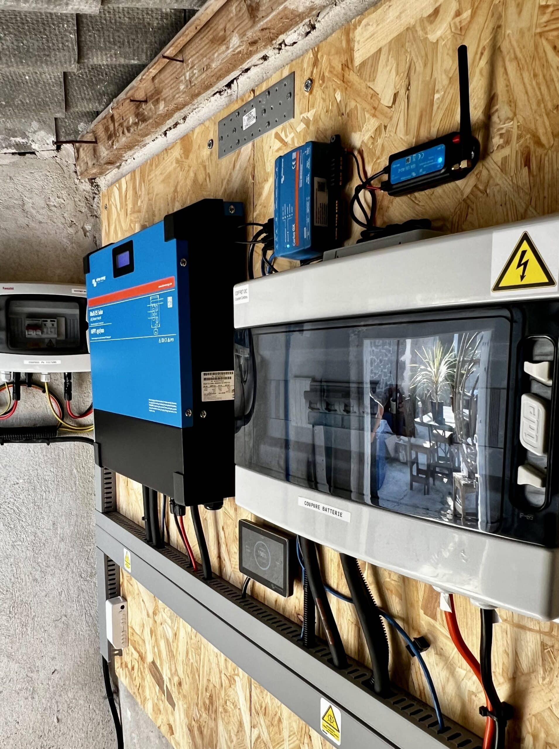 Installation en site Isolé Off-Grid - Victron Energy