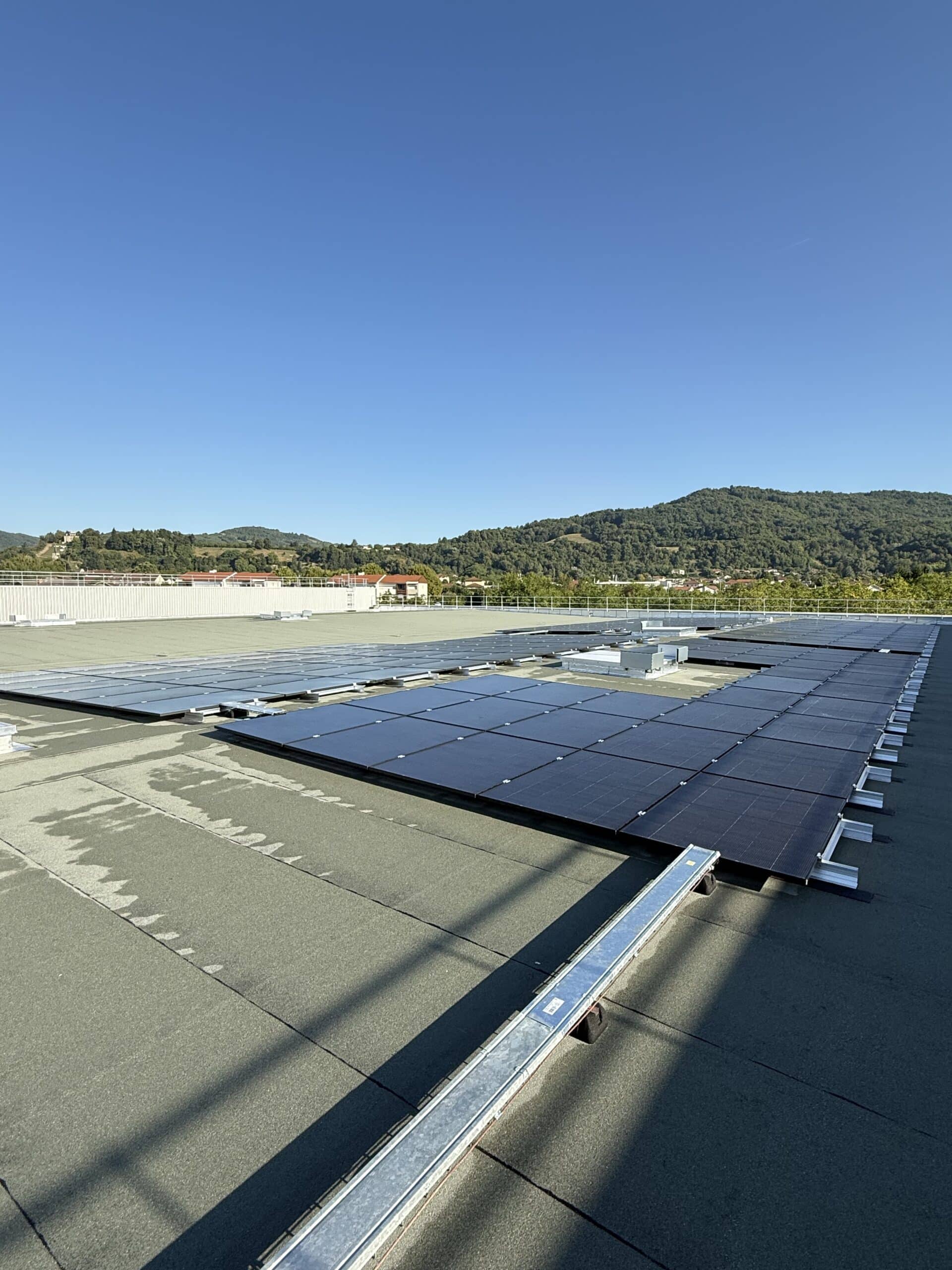 Toit plat photovoltaïque